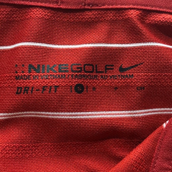 Nike Golf red stripe polo size small - Picture 4 of 4